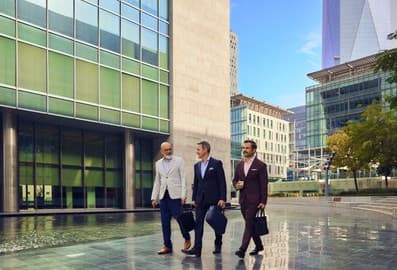 Dubai International Financial Centre | Group of Male Entrepreneurs